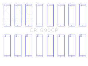 Land Rover Discovery Connecting Rod Bearing Set - King Engine Bearings - Standard Size, Trimetal - `96-`02 Land Rover Discovery Connecting Rod Bearing Set - King Engine Bearings - Standard Size, Trimetal - `96-`02